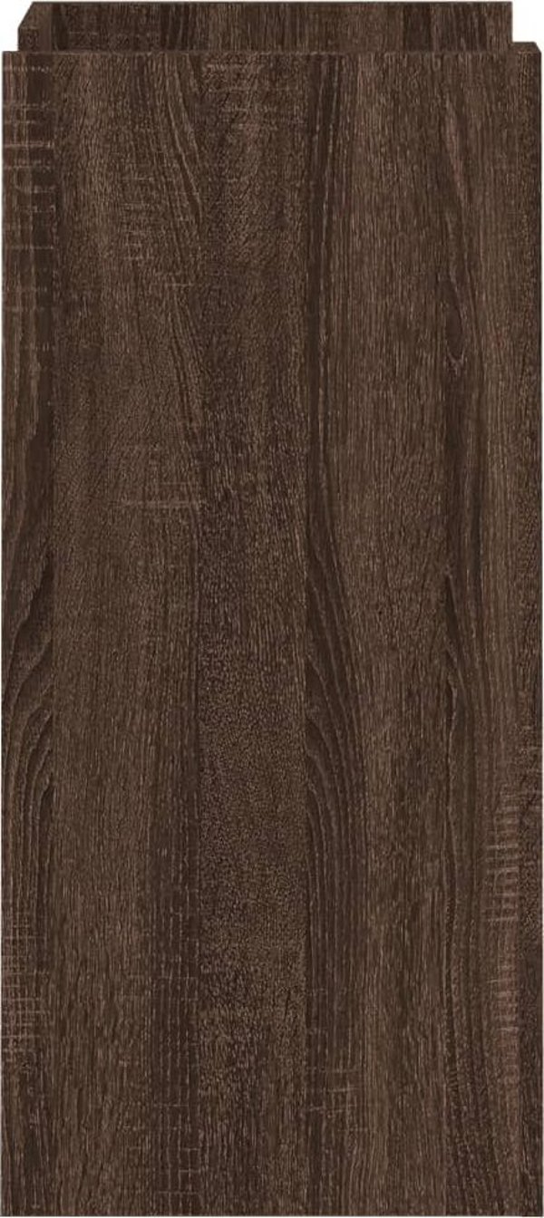 vidaXL Ντουλάπι, καστανό δρυς, 45x35x75 cm, σύνθετο ξύλο