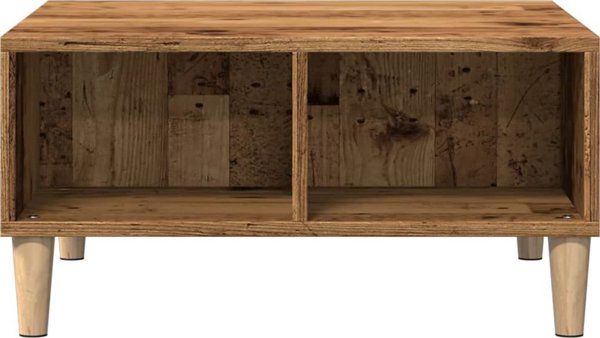 vidaXL vidaXL Stolik kawowy, stare drewno, 60x60x30 cm