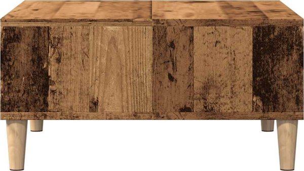 vidaXL vidaXL Stolik kawowy, stare drewno, 60x60x30 cm