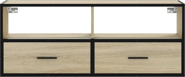 vidaXL Έπιπλο για τηλεόραση, δρυς sonoma, 100x31x39,5 εκ.