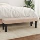 vidaXL Πάγκος, cappuccino, 100x30x30 εκ., επενδεδυμένος με τεχνητό δέρμα