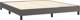 vidaXL Κρεβάτι κοντινεντάλ με στρώμα και LED, γκρι οικολογικό δέρμα, 180x200 cm