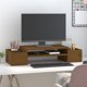 vidaXL Στήριγμα οθόνης, μέλι καφέ, 70x27,5x15 εκ., μασίφ πεύκο