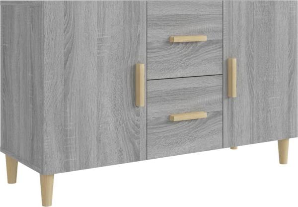 vidaXL Συρταριέρα, γκρι δρυς σονόμα, 100x36x60 cm, σύνθετο ξύλο