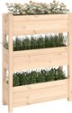 vidaXL Donica, 77x25x104,5 cm, lite drewno sosnowe