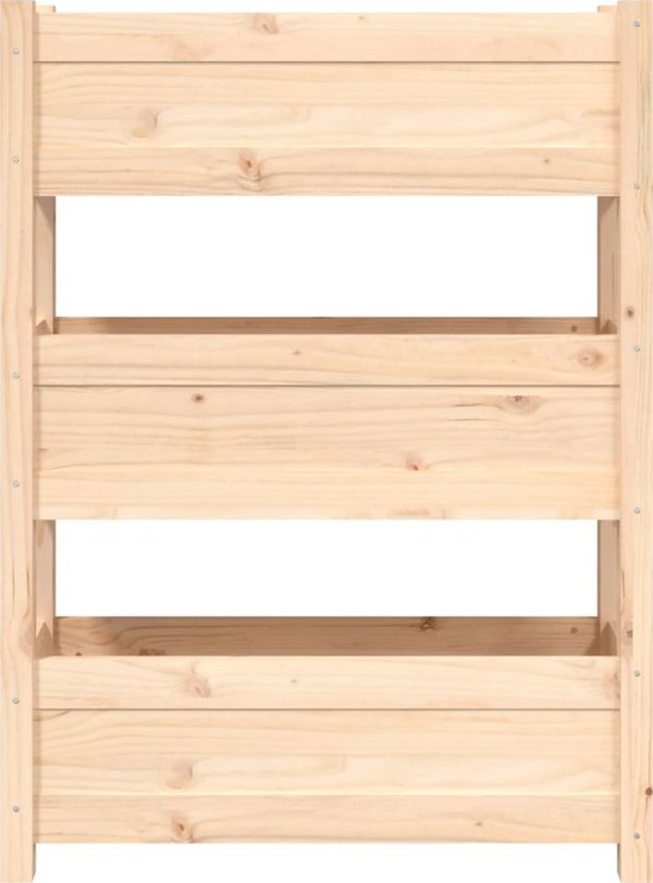 vidaXL Donica, 77x25x104,5 cm, lite drewno sosnowe