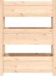 vidaXL Donica, 77x25x104,5 cm, lite drewno sosnowe