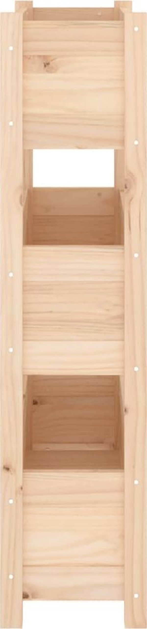 vidaXL Donica, 77x25x104,5 cm, lite drewno sosnowe