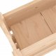 vidaXL Donica, 77x25x104,5 cm, lite drewno sosnowe