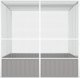 vidaXL vidaXL Woliera, szara, 213,5x217,5x211,5 cm, galwanizowana stal