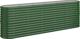 vidaXL vidaXL Donica ogrodowa, malowana proszkowo stal, 224x40x68 cm, zielona