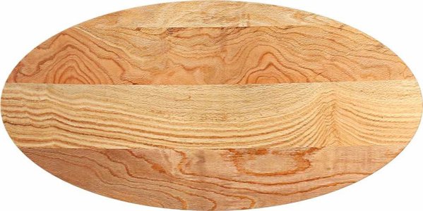 vidaXL Επιφάνεια τραπεζιού, καφέ, 120x60x4 εκ., μασίφ δρυς, οβάλ