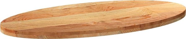 vidaXL Επιφάνεια τραπεζιού, καφέ, 120x60x4 εκ., μασίφ δρυς, οβάλ