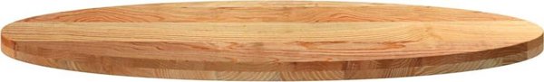 vidaXL Επιφάνεια τραπεζιού, καφέ, 120x60x4 εκ., μασίφ δρυς, οβάλ