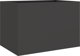 vidaXL Donica, czarna, 62x40x39 cm, stal