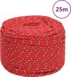 vidaXL Ιστιοπλοϊκή γραμμή, κόκκινη, 8 mm, 25 m, πολυπροπυλένιο