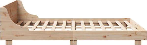 vidaXL Rama κρεβατιού χωρίς στρώμα, 120x200 εκ., μασίφ πεύκο