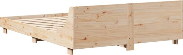 vidaXL Rama κρεβατιού χωρίς στρώμα, 120x200 εκ., μασίφ πεύκο