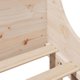 vidaXL Rama κρεβατιού χωρίς στρώμα, 120x200 εκ., μασίφ πεύκο