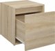 vidaXL Σκαμπό με συρτάρι, χρώμα δρυς σονόμα, 40,5x40x40 cm