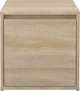 vidaXL Σκαμπό με συρτάρι, χρώμα δρυς σονόμα, 40,5x40x40 cm