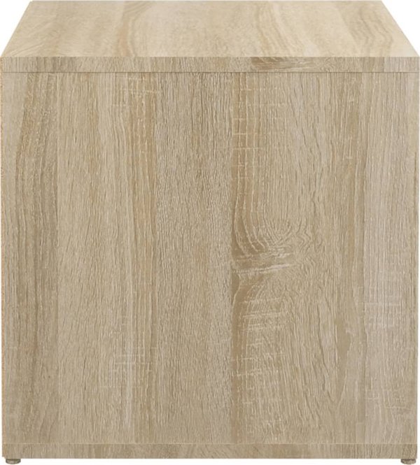 vidaXL Σκαμπό με συρτάρι, χρώμα δρυς σονόμα, 40,5x40x40 cm