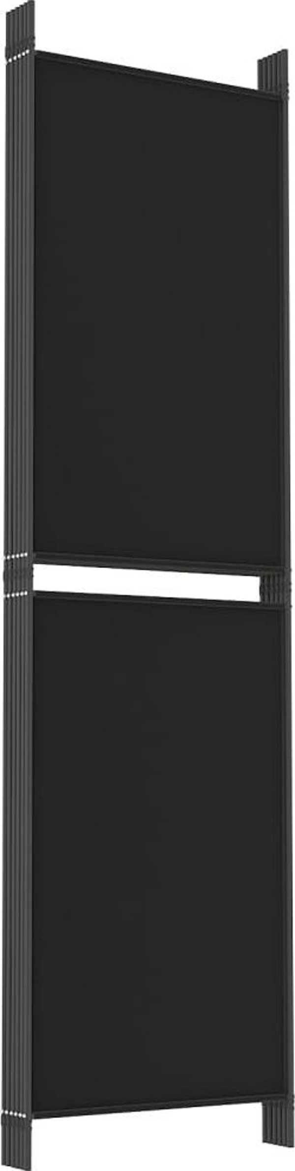 vidaXL vidaXL Parawan 6-panelowy, czarny, 300 x 180 cm, tkanina