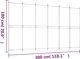 vidaXL vidaXL Parawan 6-panelowy, czarny, 300 x 180 cm, tkanina