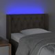 vidaXL Κεφαλάρι κρεβατιού με LED, ταουπέ, 83x16x78/88 εκ., υφασμάτινο