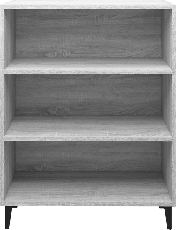 vidaXL Ντουλάπι, γκρι δρυς Sonoma, 69,5x32,5x90 εκ.