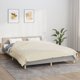 vidaXL Βαρυφορτωμένο κενόμαντο, κρεμ, 220x235 cm, 15 kg, ύφασμα