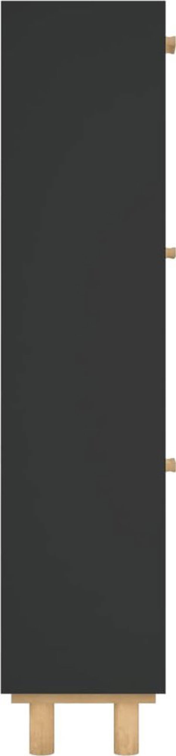 vidaXL Ντουλάπι για Παπούτσια, Μαύρο, 52x25x115 εκ., Συνθετικό Ξύλο