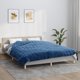vidaXL Βάρος πάπλωμα, μπλε, 220x230 εκ., 11 κιλά, υφασμάτινο