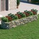 vidaXL Podwyzszona donica gabionowa galwanizowane zelazo 400x100x50 cm