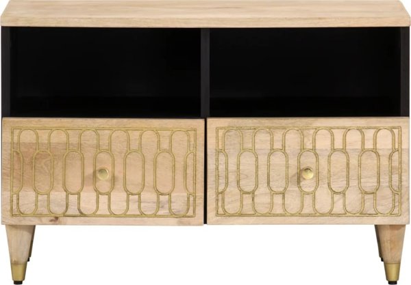 vidaXL Szafka pod telewizor, 70x33x46 cm, lite drewno mango
