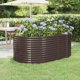 vidaXL vidaXL Donica ogrodowa, malowana proszkowo stal, 175x100x68 cm zielona