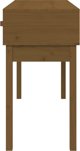 vidaXL Stolik konsolowy miodowy braz 114x40x75 cm drewno sosnowe