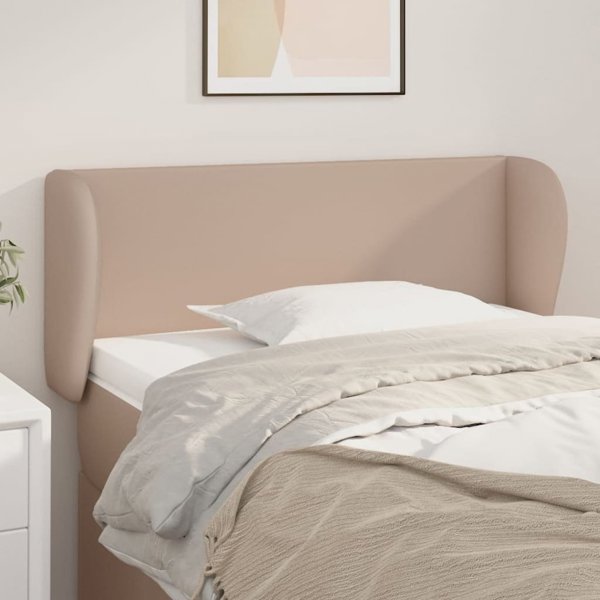 vidaXL Κεφαλάρι Uszak, καπουτσίνο, 103x23x78/88 εκ., από συνθετικό δέρμα