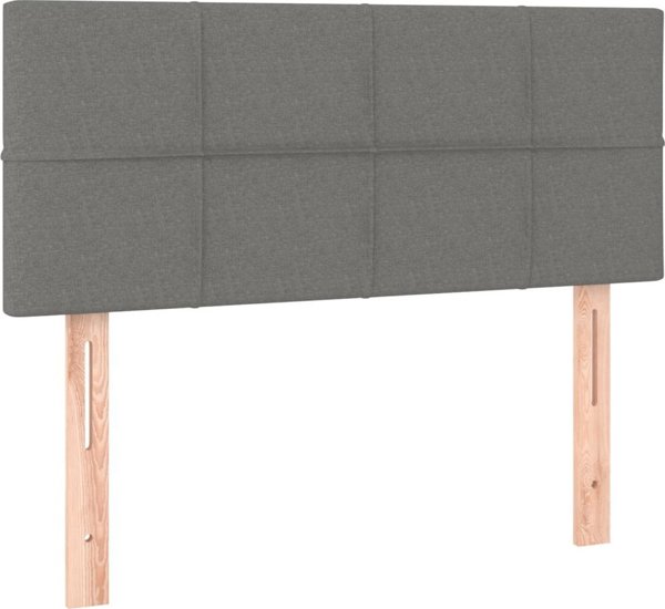 vidaXL Ζαγκλώμκi για κρεβάτι, σκούρο γκρι, 90x5x78/88 εκ., υφασμάτινο