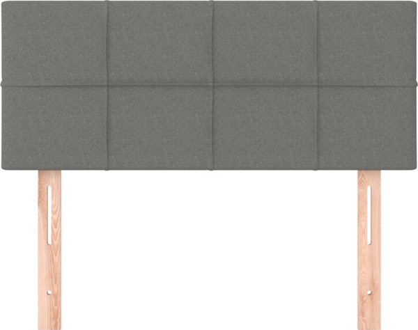 vidaXL Ζαγκλώμκi για κρεβάτι, σκούρο γκρι, 90x5x78/88 εκ., υφασμάτινο