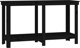 vidaXL Τραπέζι εργασίας, μαύρο, 140x50x80 cm, συμπαγές ξύλο πεύκου