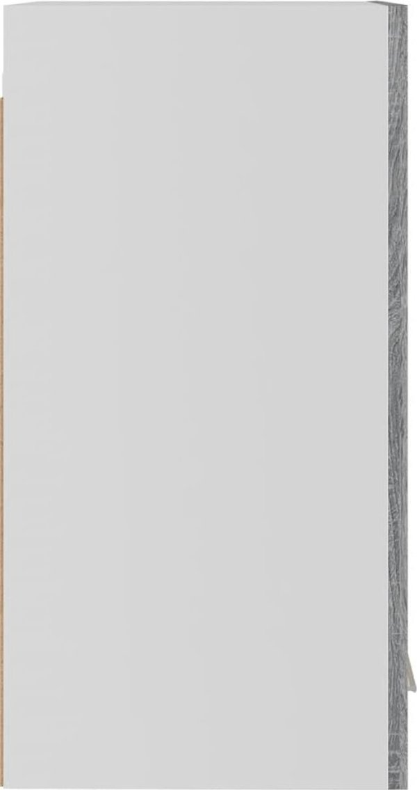 vidaXL Κρεμαστό ντουλάπι, γκρι Sonoma Δρυς, 29,5x31x60 cm