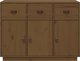 vidaXL Κομόδα, καφέ μέλισσα, 100x40x75 εκ., μασίφ πεύκο