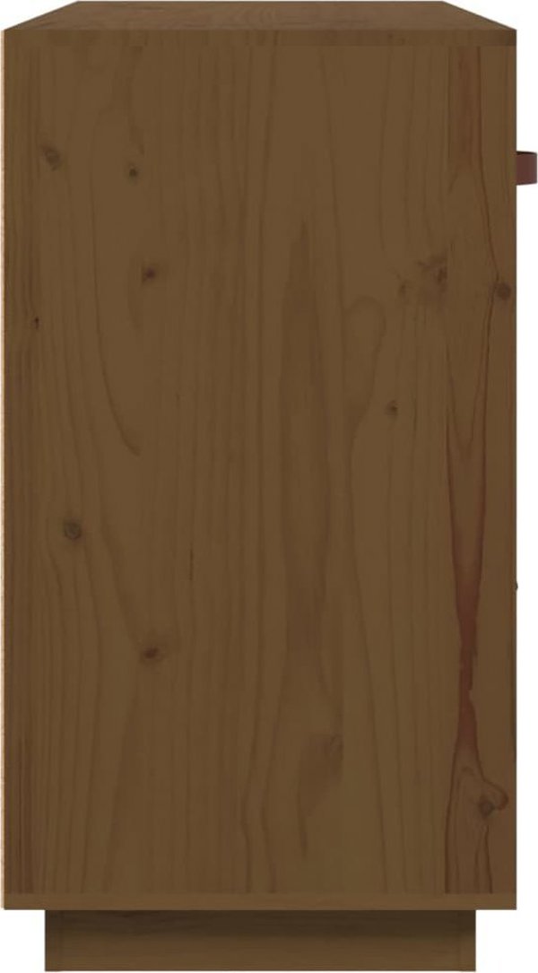vidaXL Κομόδα, καφέ μέλισσα, 100x40x75 εκ., μασίφ πεύκο