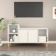vidaXL Λευκό έπιπλο TV 100x35x55 cm από ξυλοπροϊόντα