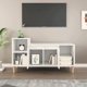 vidaXL Λευκό έπιπλο TV 100x35x55 cm από ξυλοπροϊόντα