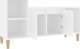 vidaXL Λευκό έπιπλο TV 100x35x55 cm από ξυλοπροϊόντα