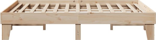 vidaXL σκελετός κρεβατιού 140x200 cm μασίφ πεύκο