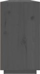 vidaXL vidaXL Komoda, szara, 100x40x75 cm, lite drewno sosnowe