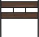 vidaXL Κεφαλάρι, Καφέ Δρυς, 107 cm, Ατσάλι και Ξυλοπολυμερές Υλικό